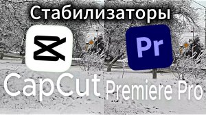 CapCup vs PremierePro - Стабилизация / Stabilisation