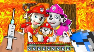 КАК СПАСТИ СЕМЬЮ МАРШАЛА? - ЩЕНЯЧИЙ ПАТРУЛЬ В МАЙНКРАФТЕ