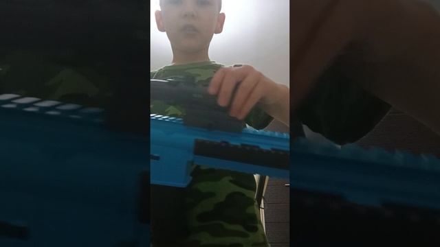 обзор бластера с кучей сменных деталей!!!