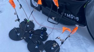 Зимняя рыбалка, ловля щуки на жерлицы ✅🎣🐟