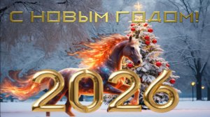 Поздравление с НОВЫМ 2026 ГОДОМ!