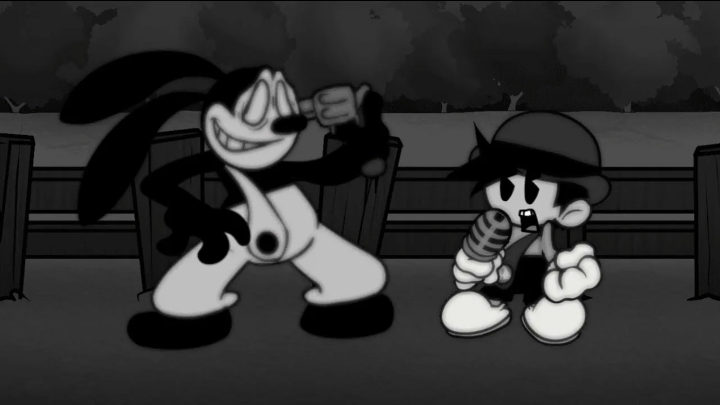 FNF VS D-SIDE OSWALD смотреть онлайн