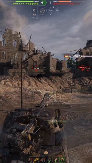 Об 268 - 4 Фрагов 9.9K DMG • #wot #Об268 #миртанков