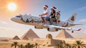 Улетели встречать Новый год 🎄в Египет 🇪🇬