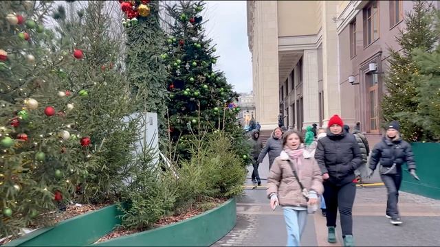 Новогодняя Москва магия света и атмосфера зимнего города ❄️🎄 смотреть онлайн