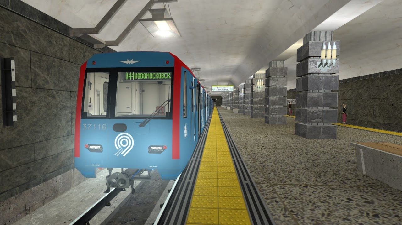 Катаемся по разным картам в Metrostroi