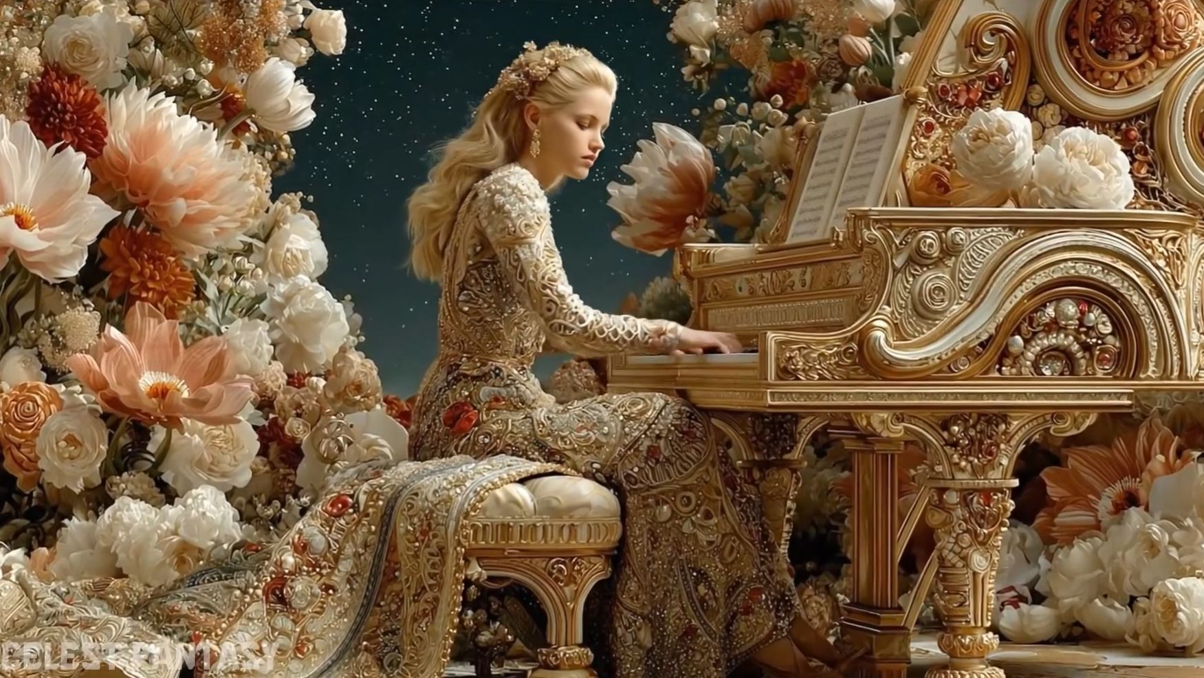 Solar System Odyssey Goddesses & Cats Relaxing 4K Fantasy Music & Art смотреть онлайн