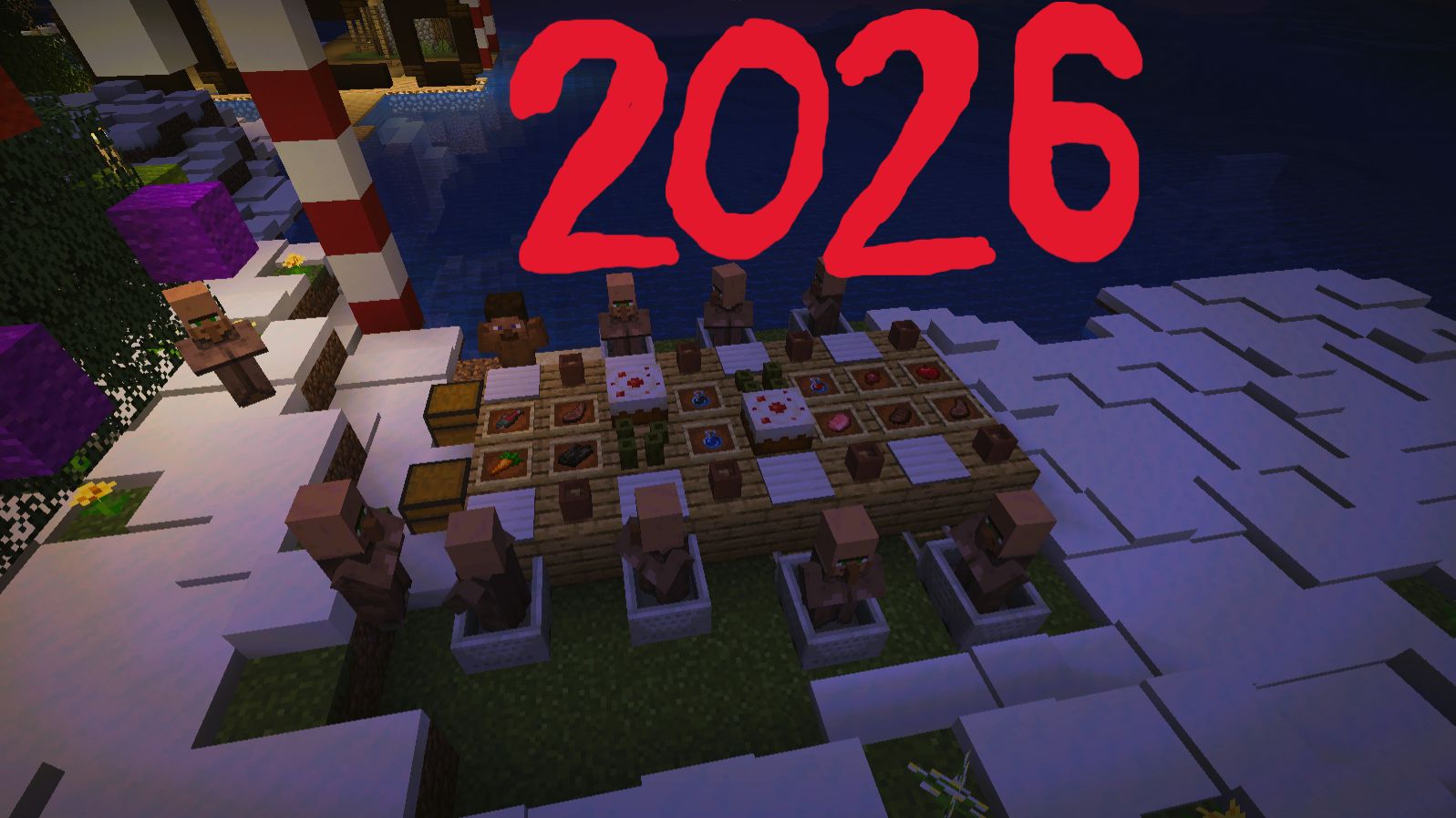 КАК МЫ ВСТРЕТИЛИ НОВЫЙ 2026 ГОД В МАЙНКРАФТЕ . АЛЕКС МАЙНКРАФТ смотреть онлайн