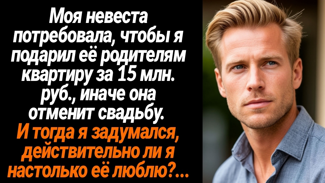 Жизненные Истории/Моя невеста потребовала, чтобы я купил квартиру её родителям за 15 млн руб, иначе смотреть онлайн