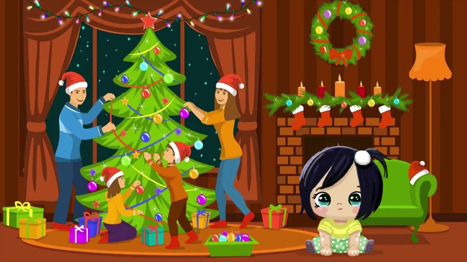 Новогодняя ёлка. Ольга Высотская смотреть онлайн