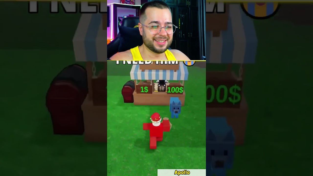 Собака 1$ против 100$ #99nightintheforest #roblox смотреть онлайн