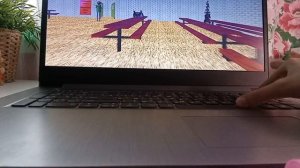 играю на ноутбуке