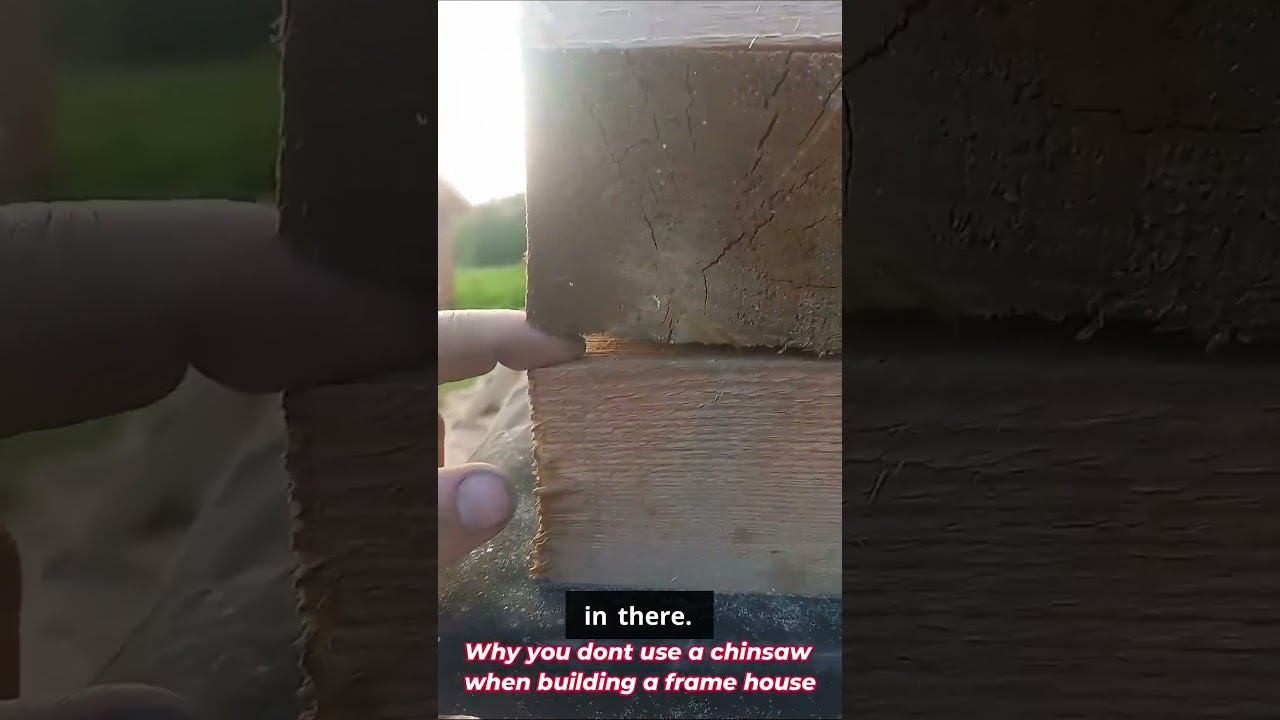 why you dont use chainsaws on frame housing #construction #homeimprovement #safetyfirst #diy смотреть онлайн