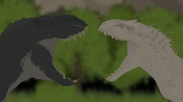 В Рекс vs Индоминус Рекс | Анимация (часть 5/8)