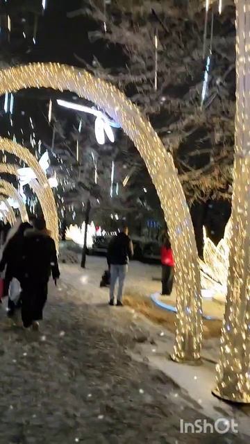 Новогодние украшения на Красной в Краснодаре. Как красиво!