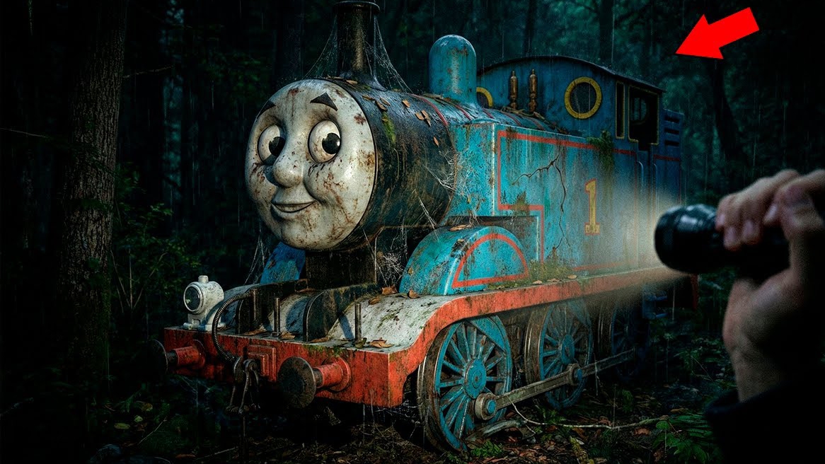 Мультики про паравозик Томаса, нашел Томаса в лесу мультфильм/мультик Томас смотреть онлайн