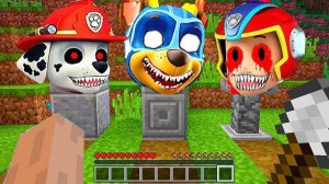 ЩЕНЯЧИЙ ПАТРУЛЬ ПОЙМАЛИ EXE МОНСТРОВ И ЗАКОПАЛИ НА КЛАДБИЩЕ В МАЙНКРАФТ