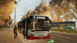 The Bus. Hamburg. Маршрут 7. Borchertring - U S Barmbek
