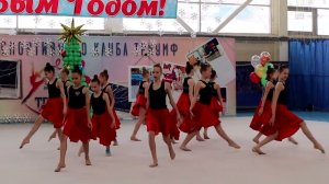 София Первенство спортивного клуба ТРИУМФ Художественная гимнастика Красноярск 2023 новый год