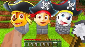 ЧТО ПРОИСХОДИТ С ЩЕНЯЧИМ ПАТРУЛЁМ ПИРАТЫ НА КЛАДБИЩЕ - ЩЕНЯЧИЙ ПАТРУЛЬ В МАЙНКРАФТЕ