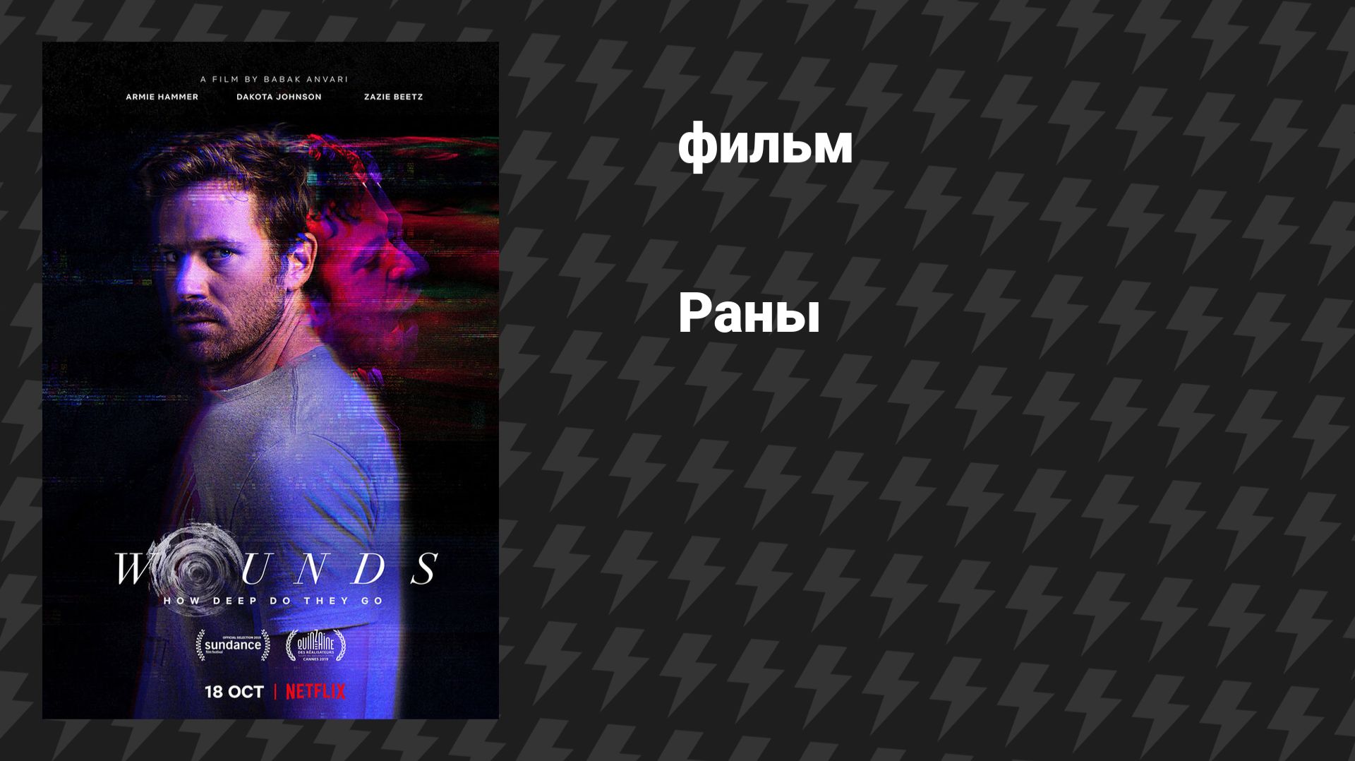 Раны (фильм, 2019) смотреть онлайн