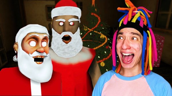 КИТАЙКА ИГРАЕТ В БАБКУ GRANNY | БАБКА ДЕД МОРОЗ!