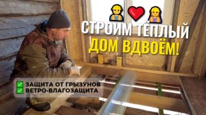 СЕМЕЙНАЯ СТРОЙКА: защищаем дом от грызунов и влаги вместе с женой!