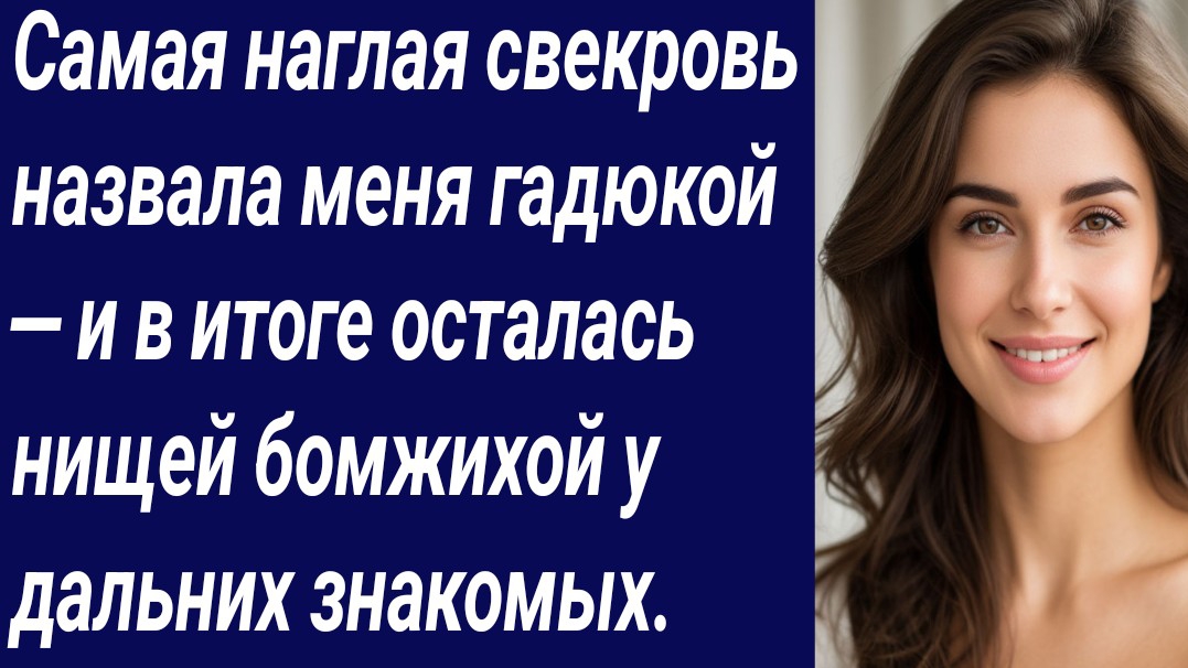Истории со Смыслом/Самая наглая свекровь назвала меня гадюкой/Истории из жизни/Аудиорассказ смотреть онлайн