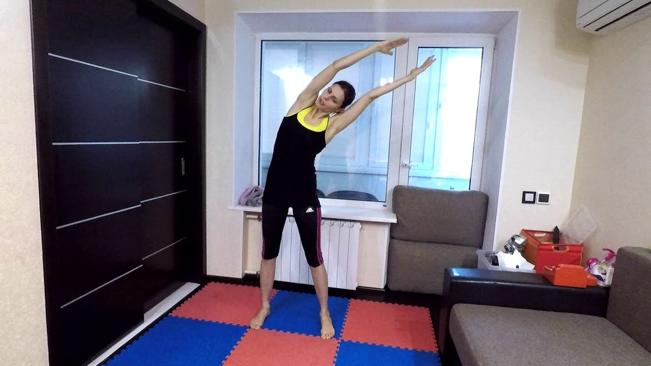 Худеем к лету  Тренировка №1 талия