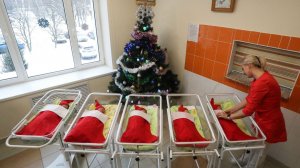 Несколько малышей появились на свет в одном из московских перинатальных центров 1 января