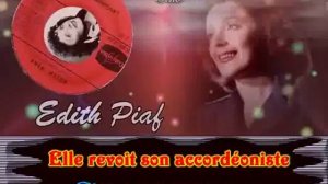 Karaoke Tino - Edith Piaf - L'Accordéoniste