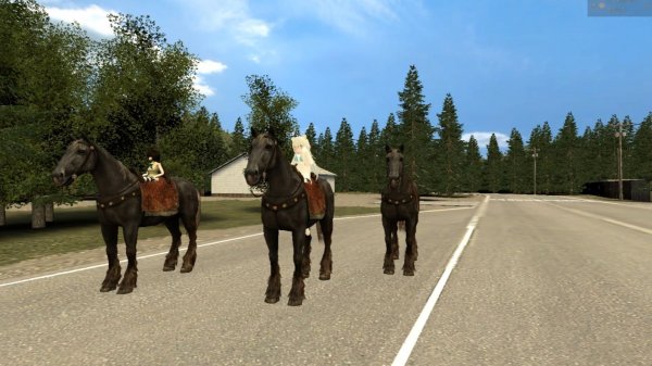 Garri's Mod  Катание на лошедях! С новым годом!