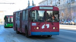 Троллейбус Екатеринбурга ЗиУ-682Г [Г00] борт. №143 маршрут 31 на остановке "Дом Музыки"