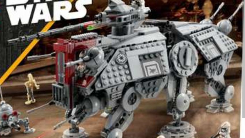 Обзор на мой лего шагоход AT-TE