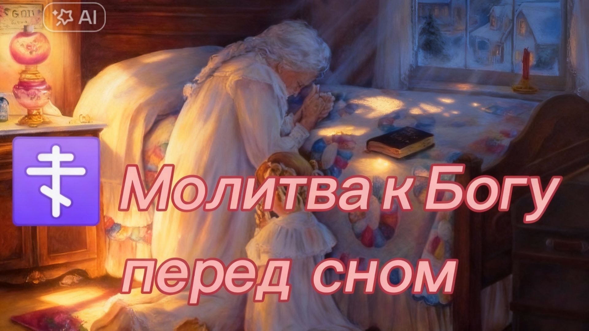 ☦️ Молитва к Богу перед сном.