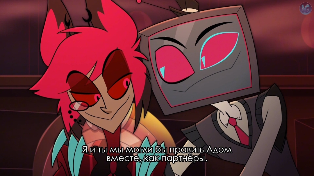 Разговор Вокса и Аластора Отель Хазбин 4 Серия 2 Сезон На Русском