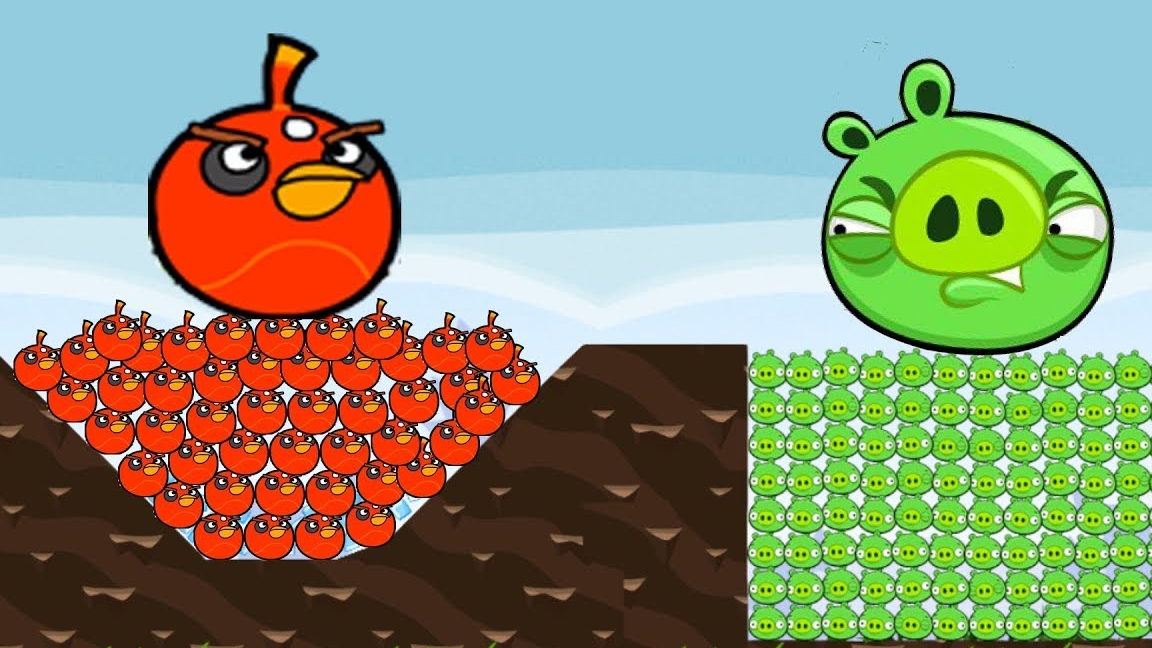 Энгри бердс: 1000 злых птичек и свинок смотреть онлайн