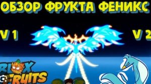 обзор фрукта феникс V1 V2 в Blox fruits🍋🟩🌊 (РИМСОН)