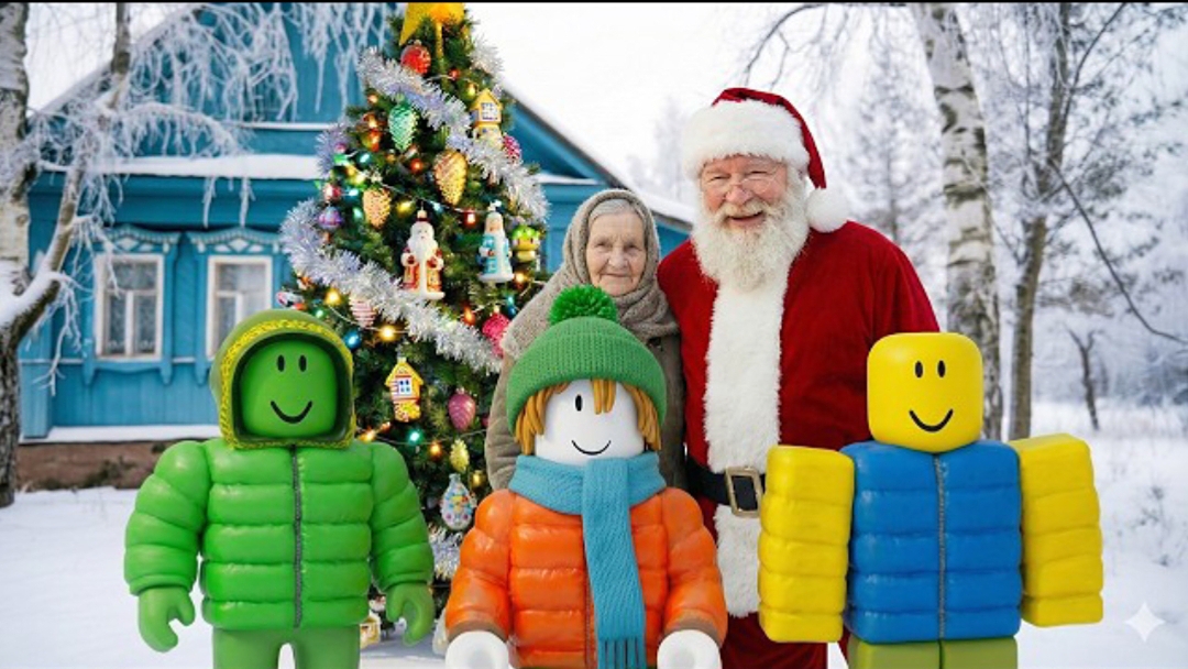 Мультики для детей, Роблакс празднуют новый год, новогодний мультик смотреть онлайн