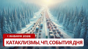 Новости Сегодня 01.01.2026 - Катаклизмы за сегодня, ЧП, События дня | Россия Китай США Европа Индия