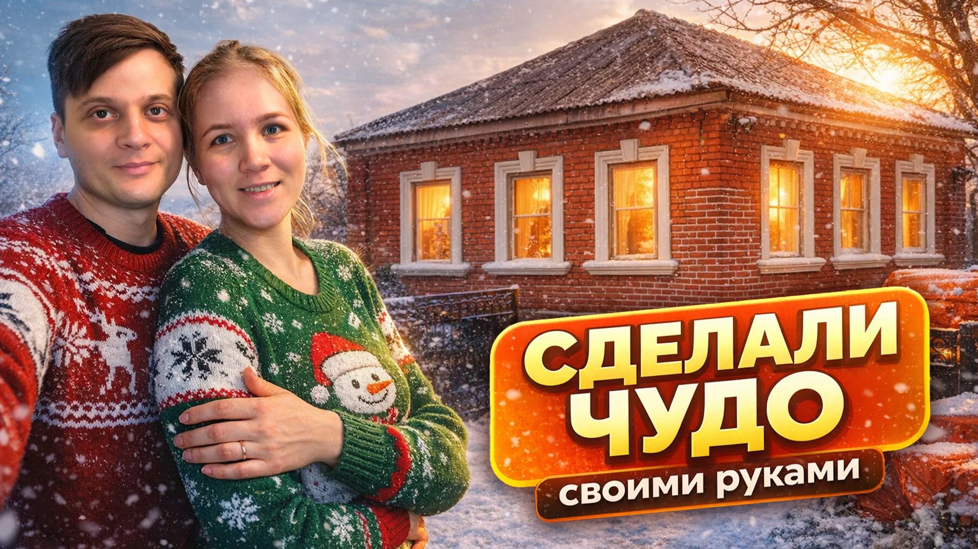 Соседи не верят, что это тот же дом! Преобразили с женой фасад старого дома смотреть онлайн