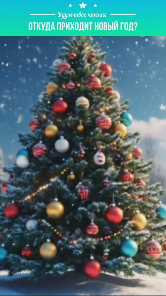 🎄 Откуда приходит Новый год?
