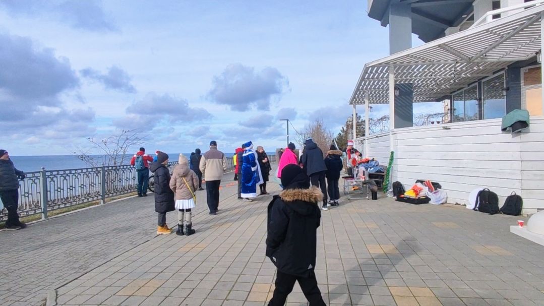 Новая набережная в Анапе 1 января 2026 смотреть онлайн