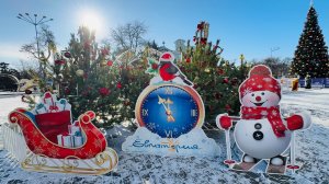 ✅ЕВПАТОРИЯ под СНЕГОМ 2026: Новогодняя сказка на двух площадях! #евпатория2026 #зимавкрыму #крым