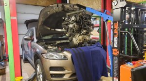 01-01-2026 день первый .  F-pace  ,  контрактный мотор умер . #JLR #Jaguar  #Sibline