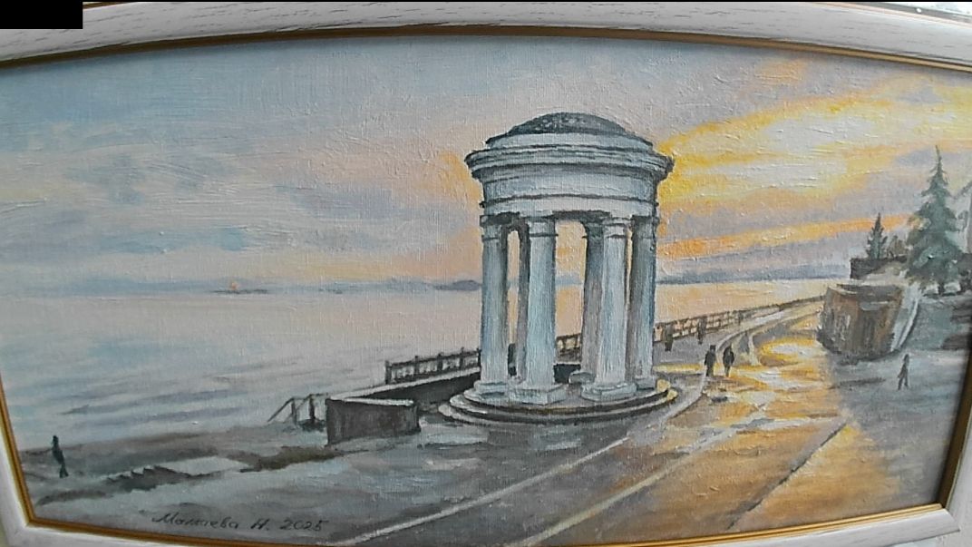 Саратов. Выставка художников Саратовской области «ДВИЖЕНИЕ СВЕТА И ЦВЕТА» видео 2 из 2-х