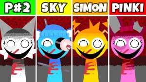 INCREDIBOX SPRUNKI🎵: RETAKE ФАЗЫ 2⚡️: SKY😇 VS SIMON🎩 VS PINKI🌸 БИТВА!🤯💥