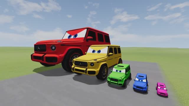 МУЛЬТИКИ ПРО МАШИНКИ. Дорога с препятствиями. Какая МАШИНКА СМОЖЕТ ПРОЕХАТЬ? смотреть онлайн