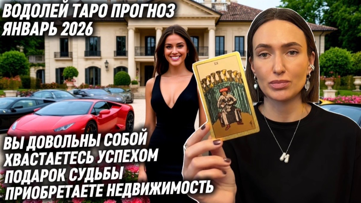 ВОДОЛЕЙ ♒️- Таро прогноз на Январь 2026 года. ВАШИМ УСПЕХАМ ЗАВИДУЮТ МНОГИЕ 🤩