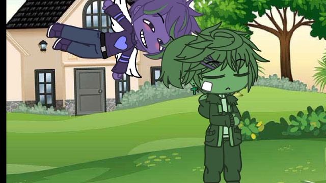 гача анимация против Майнкрафта МОЕ АУ